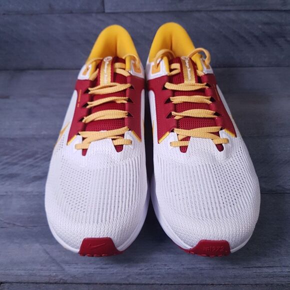 NIKE Pegasus 40 Tuskegee Institute TU Running Shoes Mens‎ 12 White Yellow Red